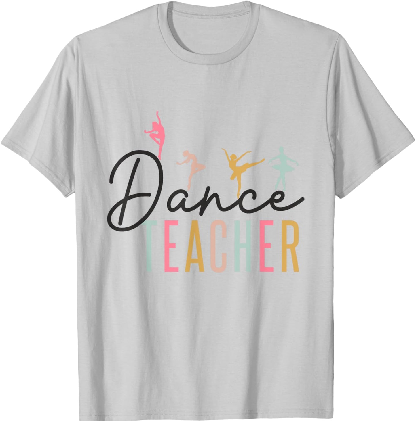 Boho Vintage Dance Teacher Appreciation Back To School T-Shirt - T-Shirt | Ash