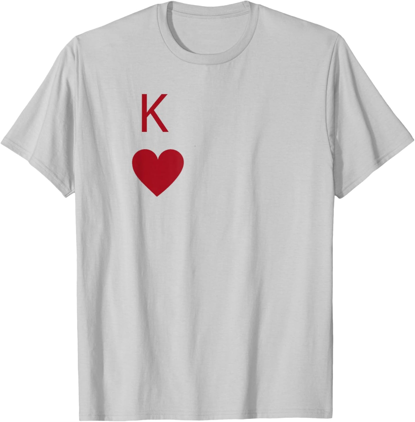 King of Hearts T-Shirt - T-Shirt | Ash