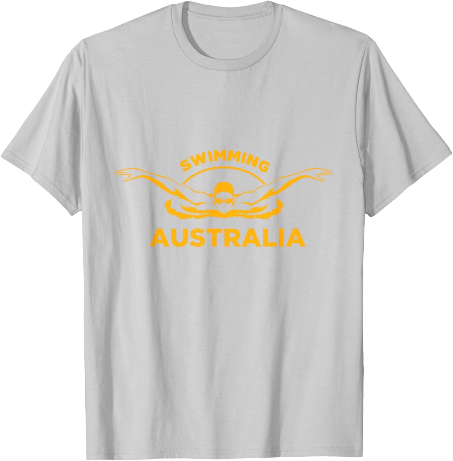 Swimming Australia Support the Team Shirt Pool T-Shirt - T-Shirt | Ash