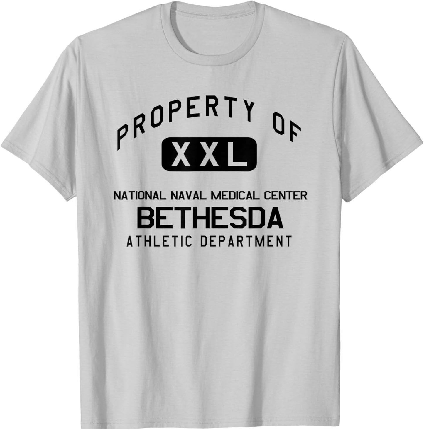 Property of Naval Medical Center Bethesda NNMC Athletic Dept T-Shirt - T-Shirt | Ash