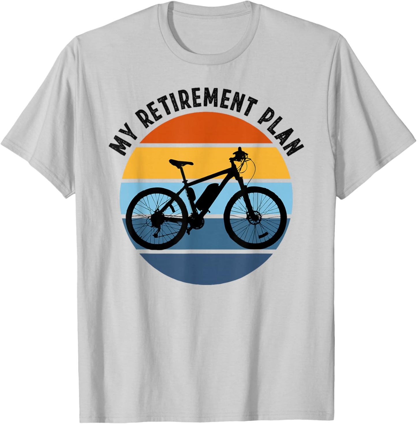 My Retirement Plan EBike Electric Biking T-Shirt - T-Shirt | Ash