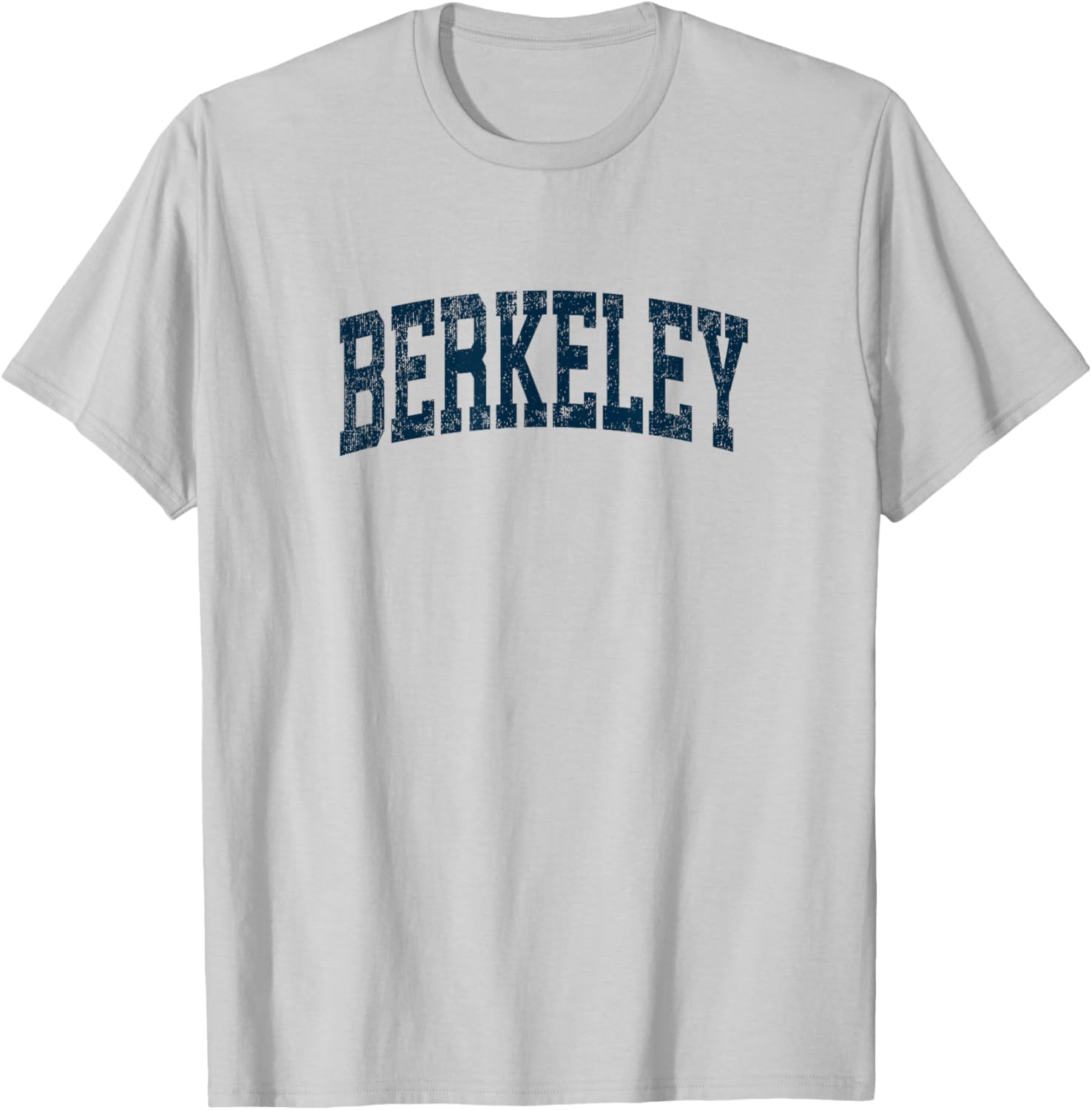 Berkeley California CA Vintage Athletic Sports Navy Design T-Shirt - T-Shirt | Ash