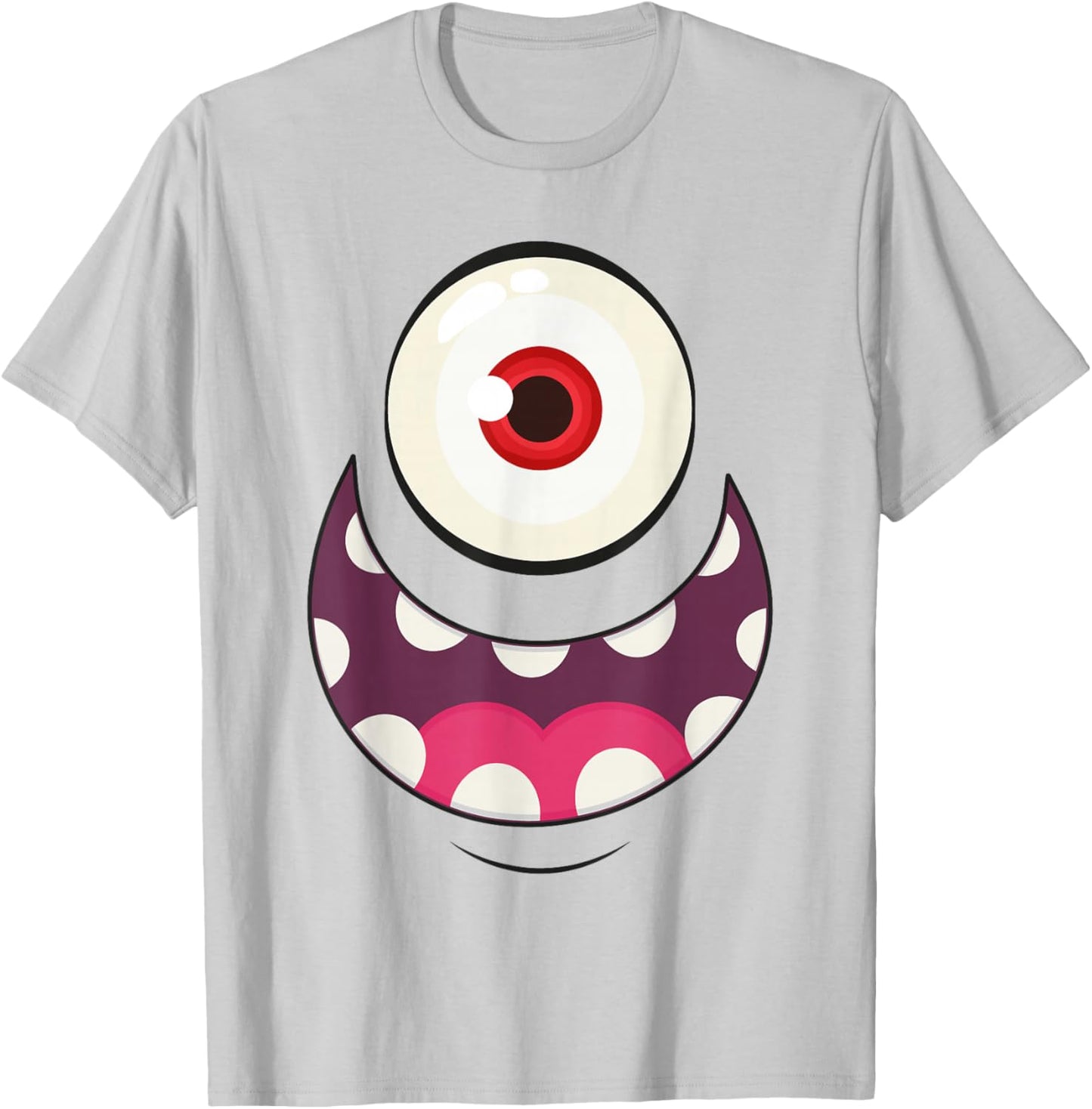 Monster Face T-Shirt - T-Shirt | Ash