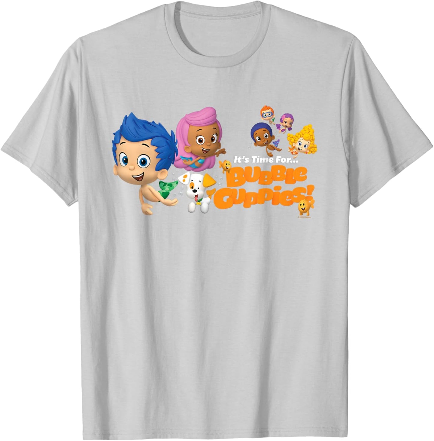 Bubble Guppies It's Time! T-Shirt - T-Shirt | Ash