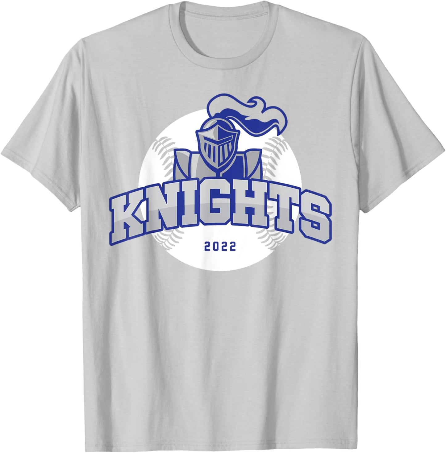 Knights Baseball Little League 2022 T-Shirt - T-Shirt | Ash