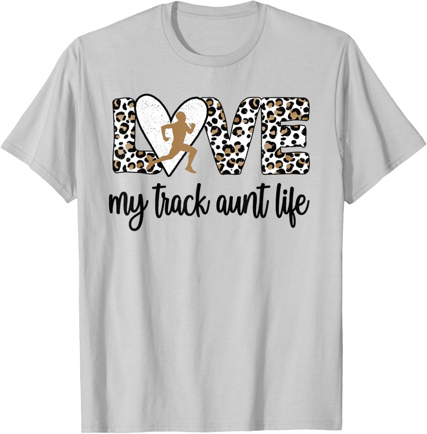 My Track Aunt Life Track And Field Auntie T-Shirt - T-Shirt | Ash