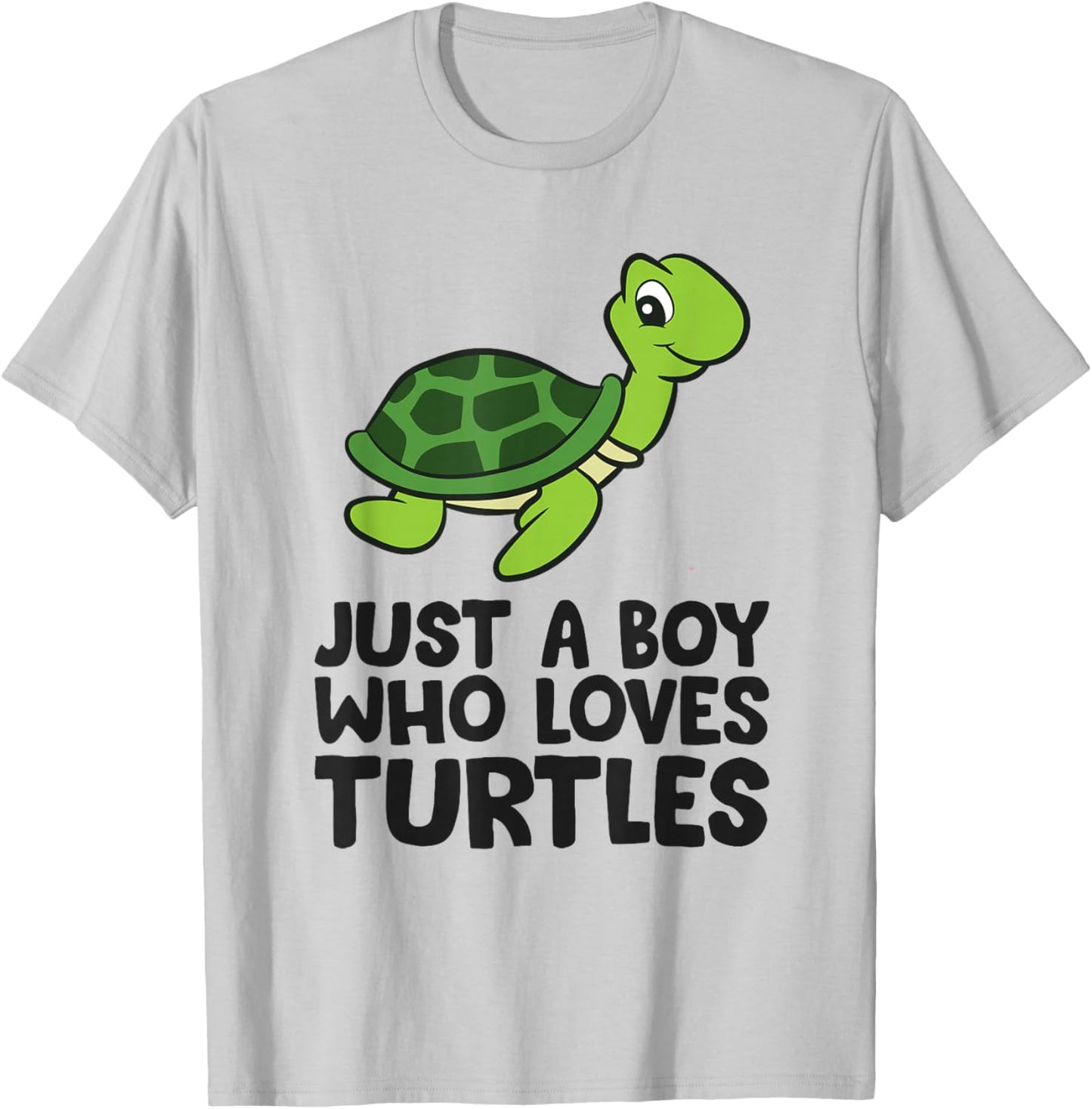 Sea Turtle Boy Just a Boy Who Loves Turtles T-Shirt - T-Shirt | Ash
