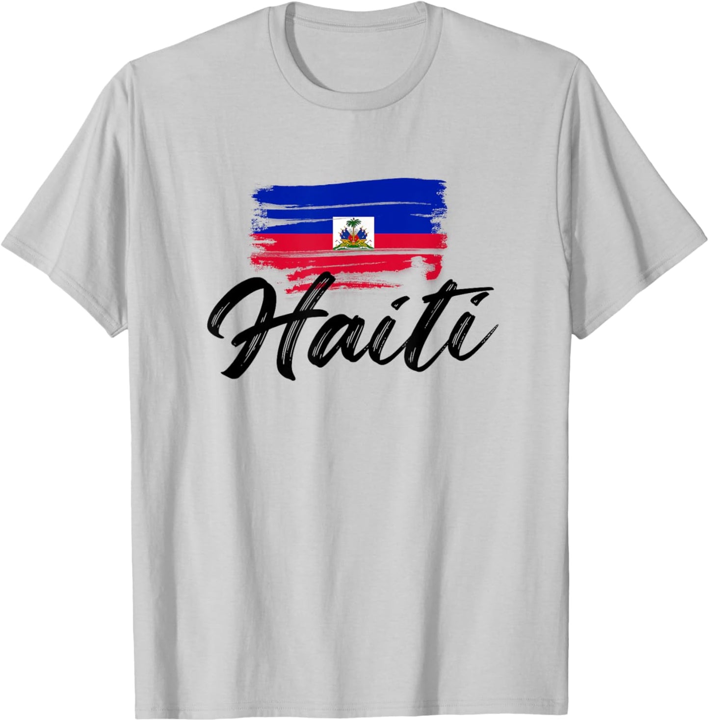 Haiti Flag Haitian Funny Haitians Pride T-Shirt - T-Shirt | Ash
