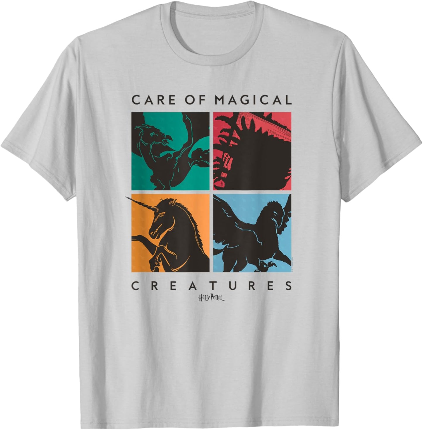 Harry Potter Deathly Hallows 2 Care Of Magical Creatures T-Shirt - T-Shirt | Ash
