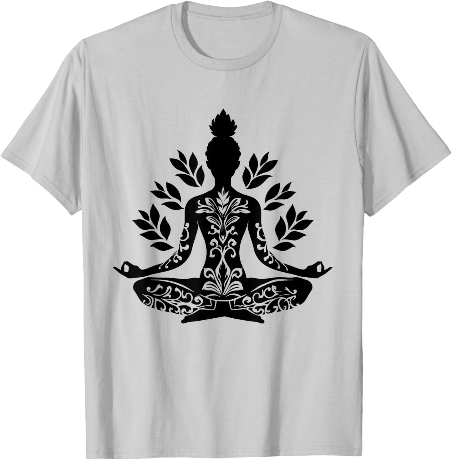 Zen Buddha Meditation Spiritual Buddhist Yoga Spirituality T-Shirt - T-Shirt | Ash