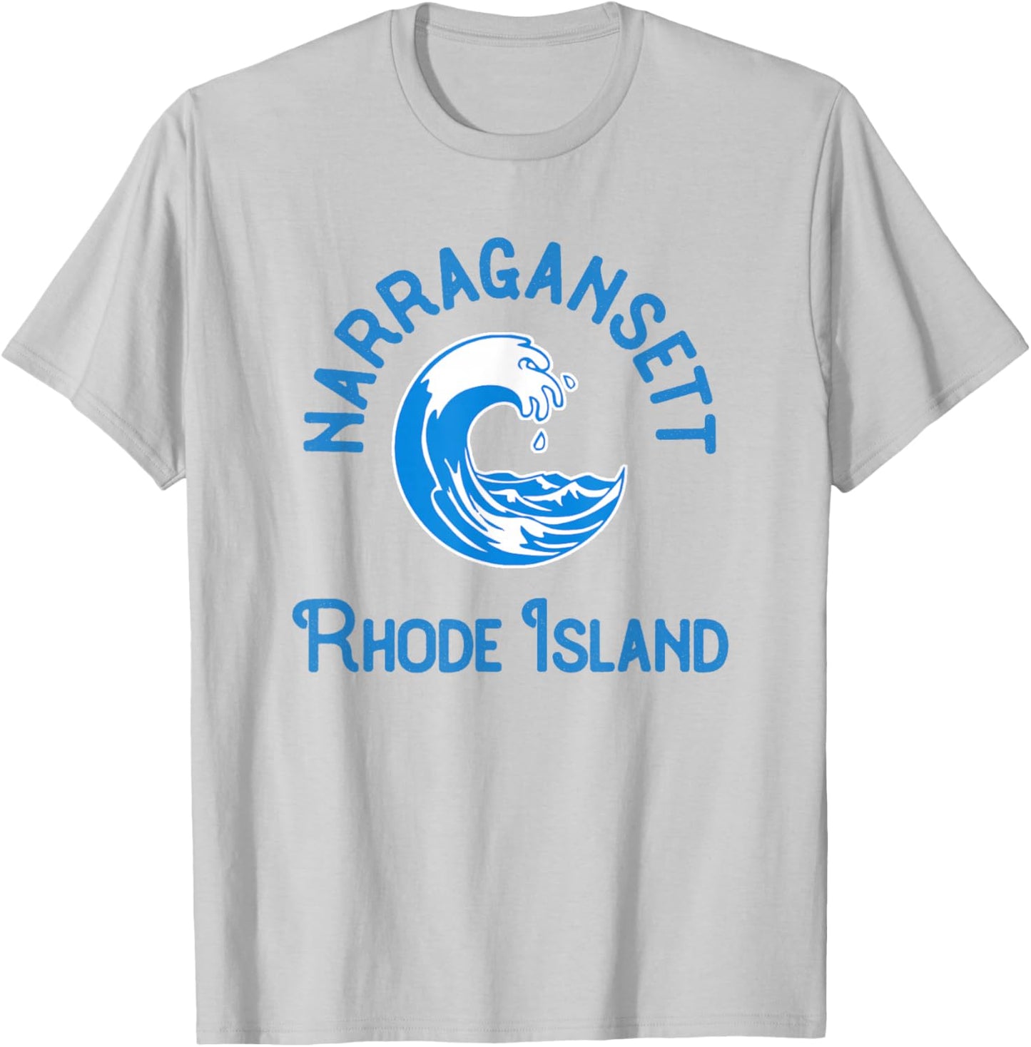 Narragansett Rhode Island T-Shirt - T-Shirt | Ash