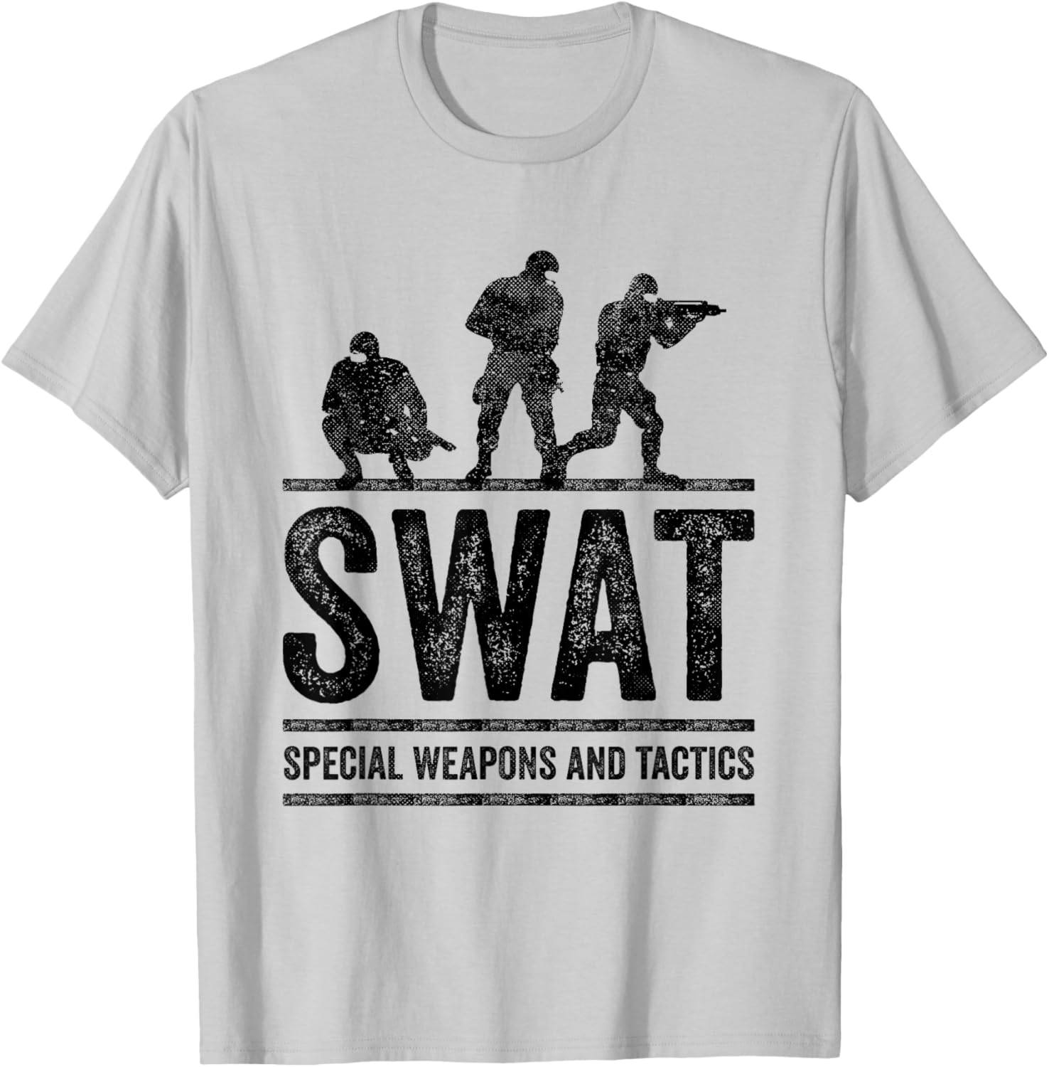 SWAT Team Police Sheriff Clothing Off Duty Cops Law Apparel T-Shirt - T-Shirt | Ash