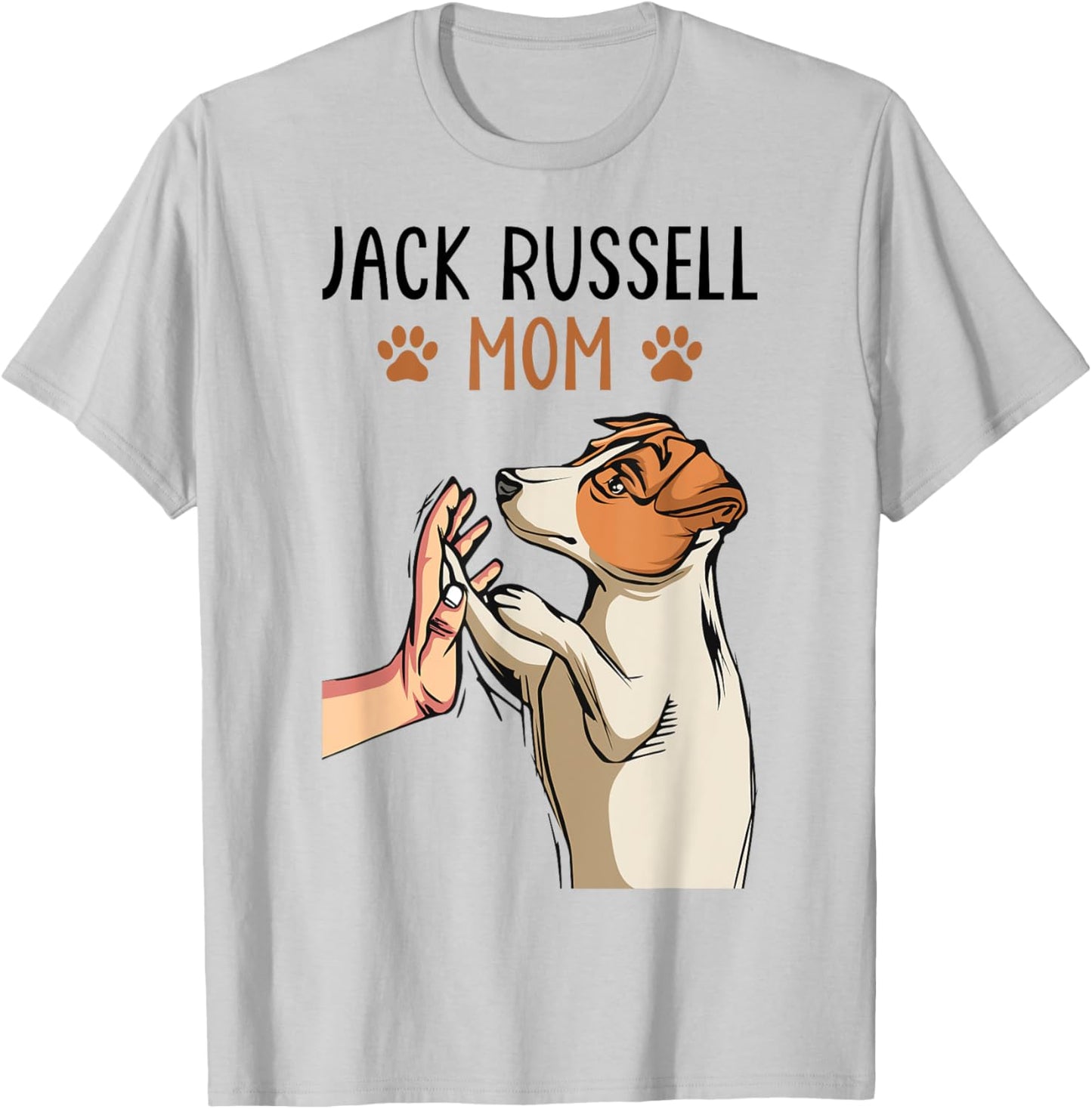 Jack Russell Terrier Mom Cute Dog Mama Funny Women T-Shirt - T-Shirt | Ash