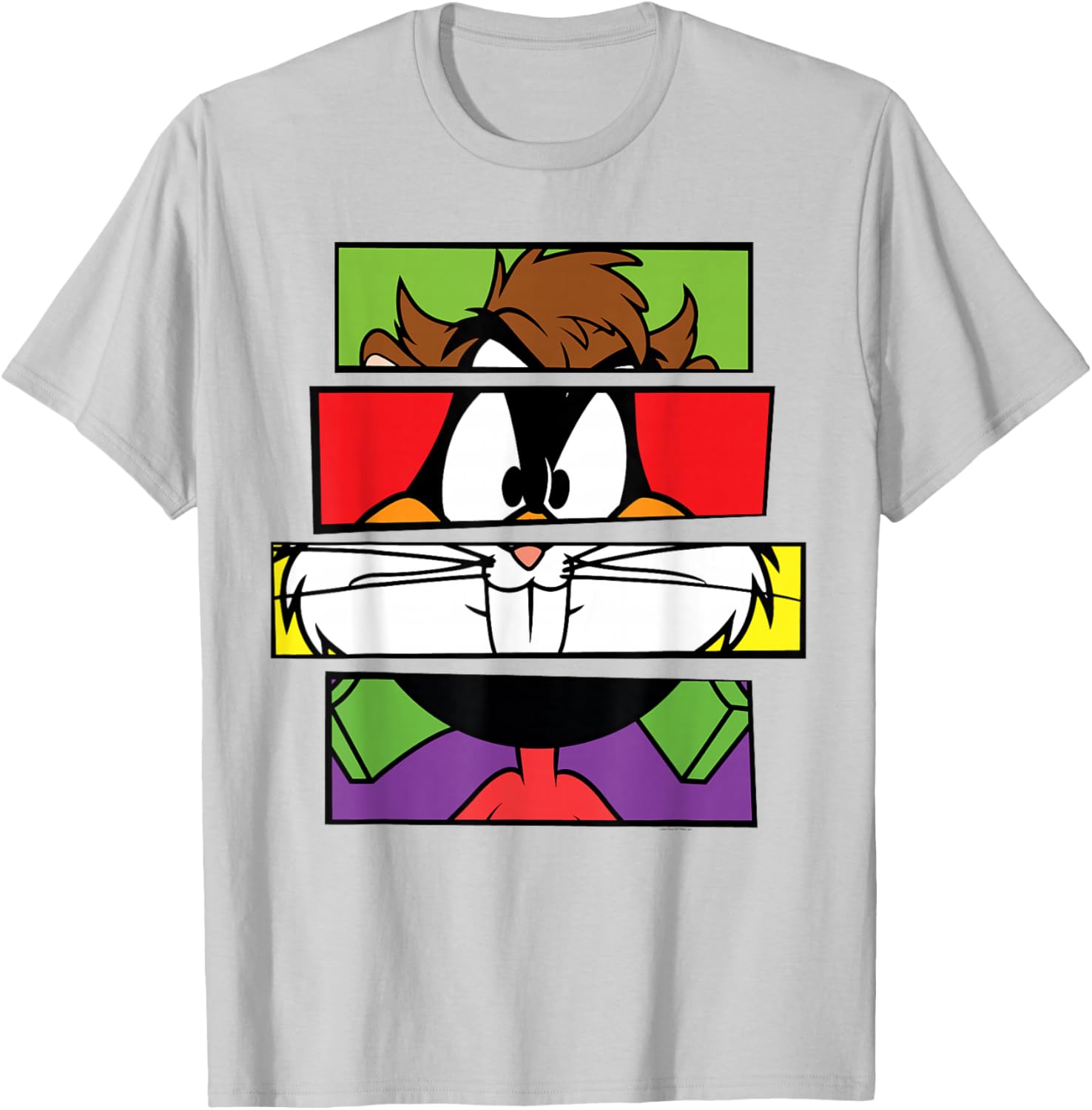 Looney Tunes Mismatch T-Shirt - T-Shirt | Ash
