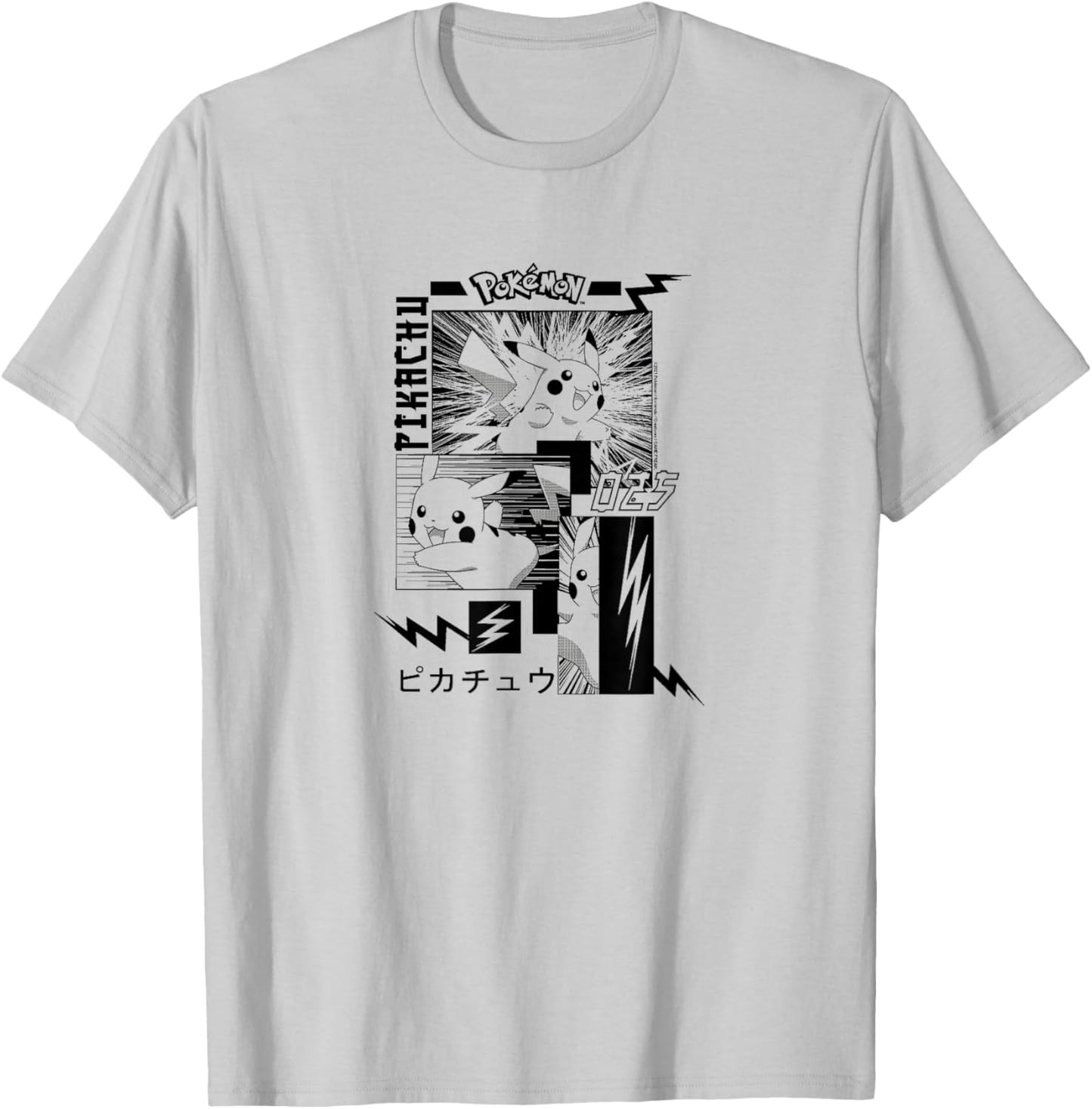 Pokémon - Pikachu Manga T-Shirt - T-Shirt | Ash