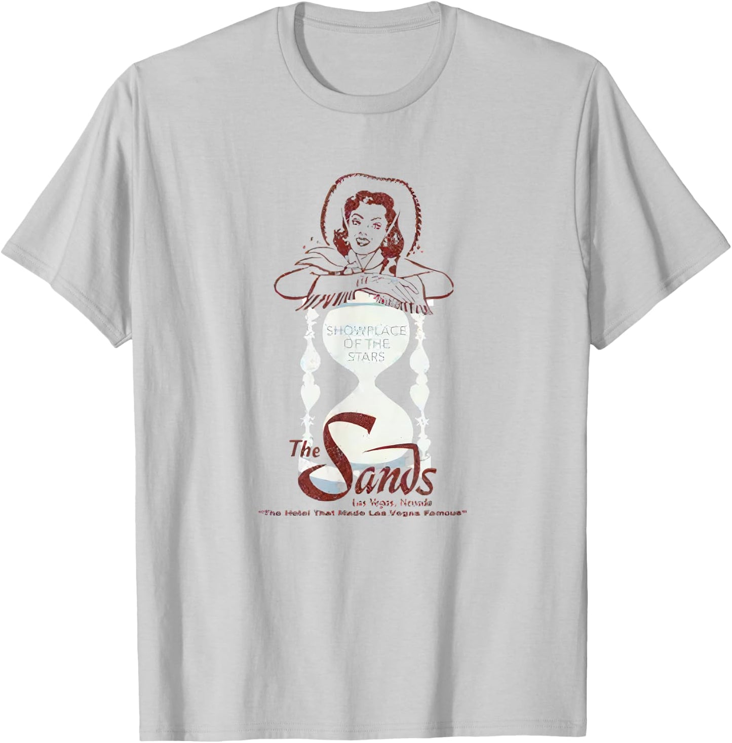 Sands Casino Hotel Las Vegas Vintage T-Shirt - T-Shirt | Ash