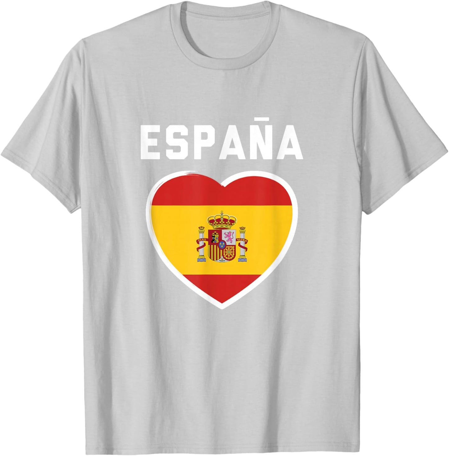 Spain & Espana - Soccer & Football Flag Jersey T-Shirt - T-Shirt | Ash