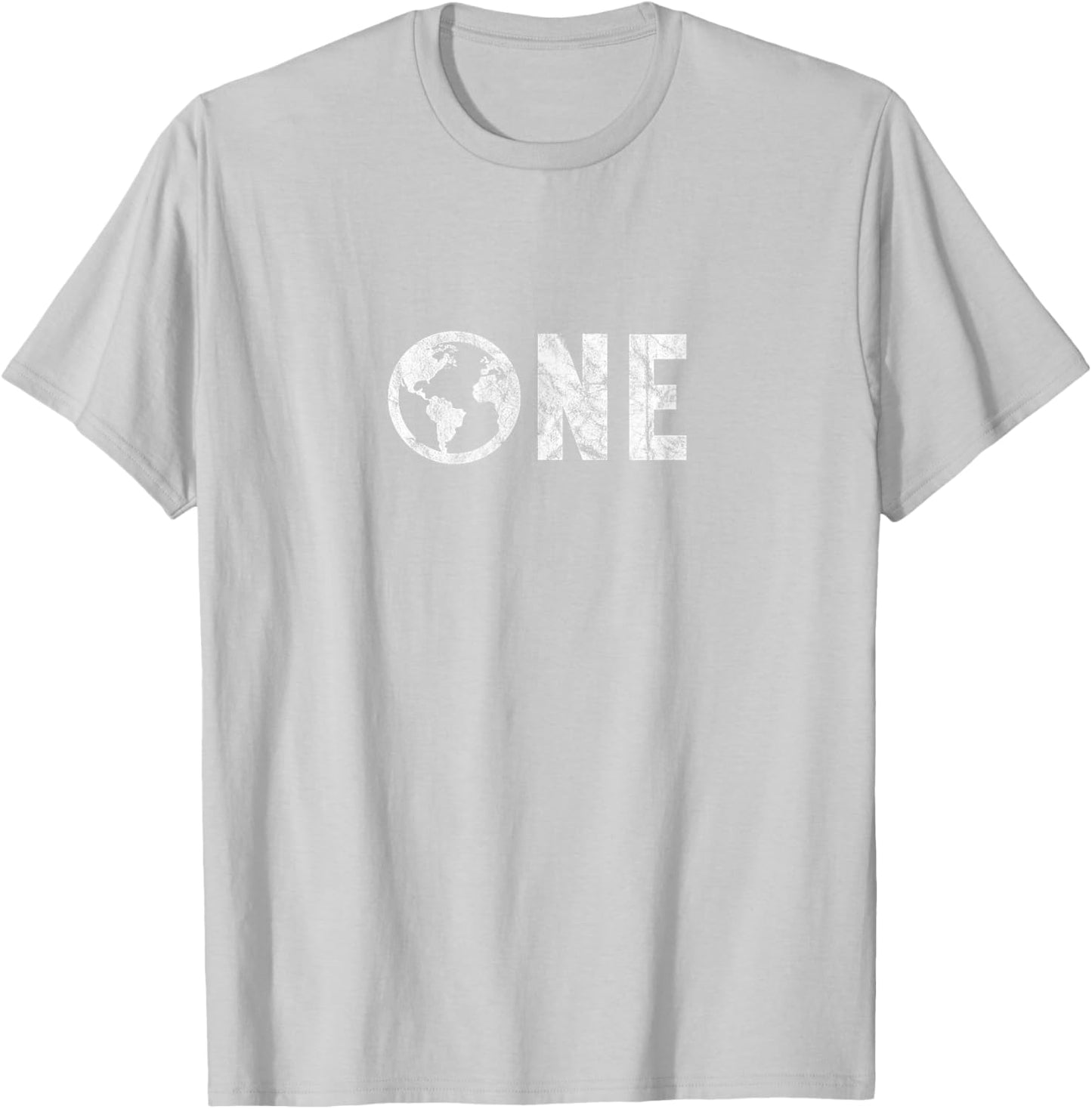 One Planet Earth Day 51st Anniversary Retro Child or Teacher T-Shirt - T-Shirt | Ash