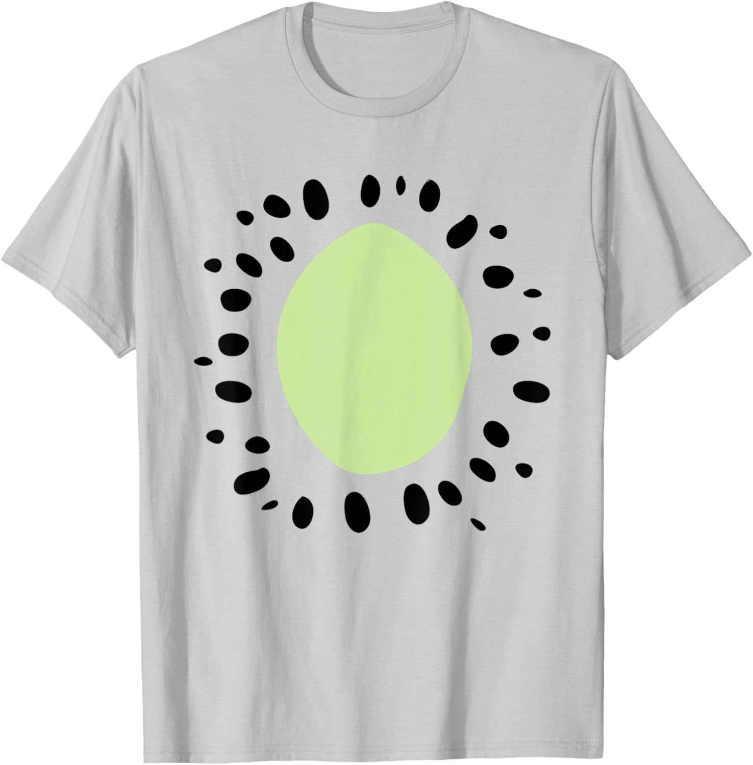 Kiwi Halloween Costume Cute Easy Fruit DIY Halloween T-Shirt - T-Shirt | Ash