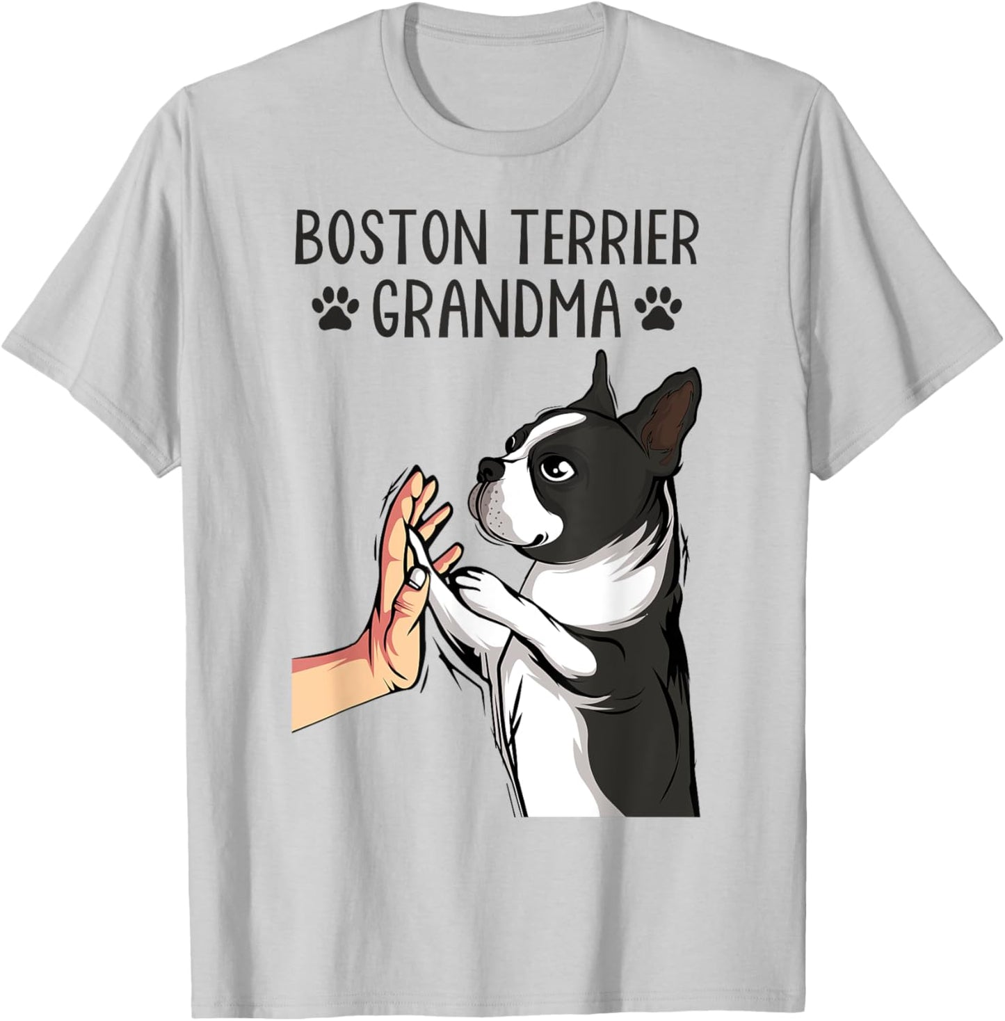 Boston Terrier Grandma Bostie Dog Mom Mother´s Day Women T-Shirt - T-Shirt | Ash