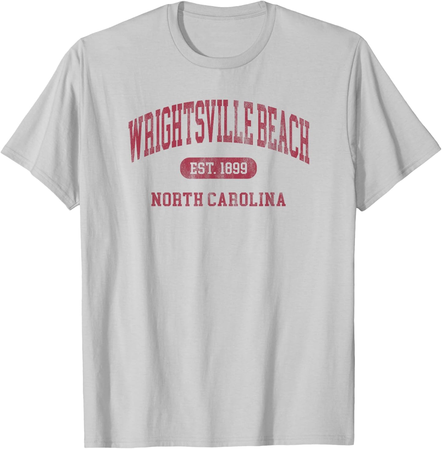 Vintage Wrightsville Beach North Carolina Retro Throwback Men Women Kids T-Shirt - T-Shirt | Ash