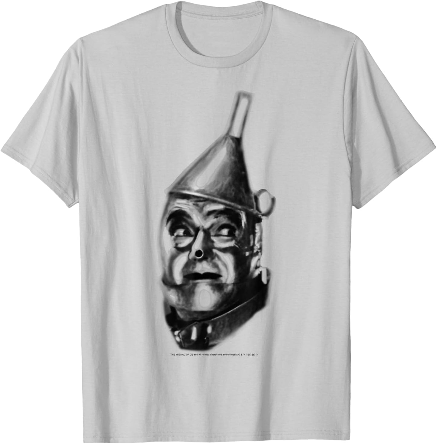 The Wizard Of Oz Tin Man Big Face T-Shirt - T-Shirt | Ash