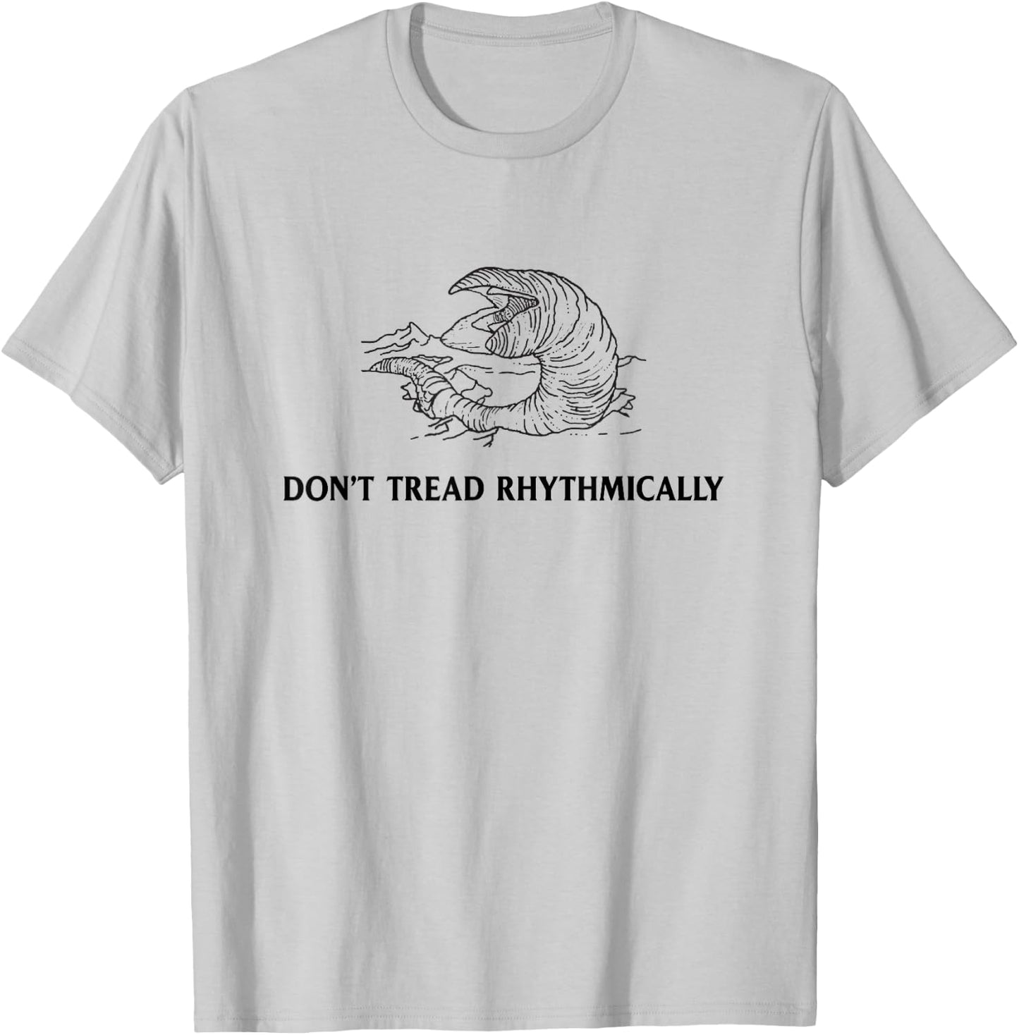 Don't Tread Rhythmically Funny T-Shirt - T-Shirt | Ash