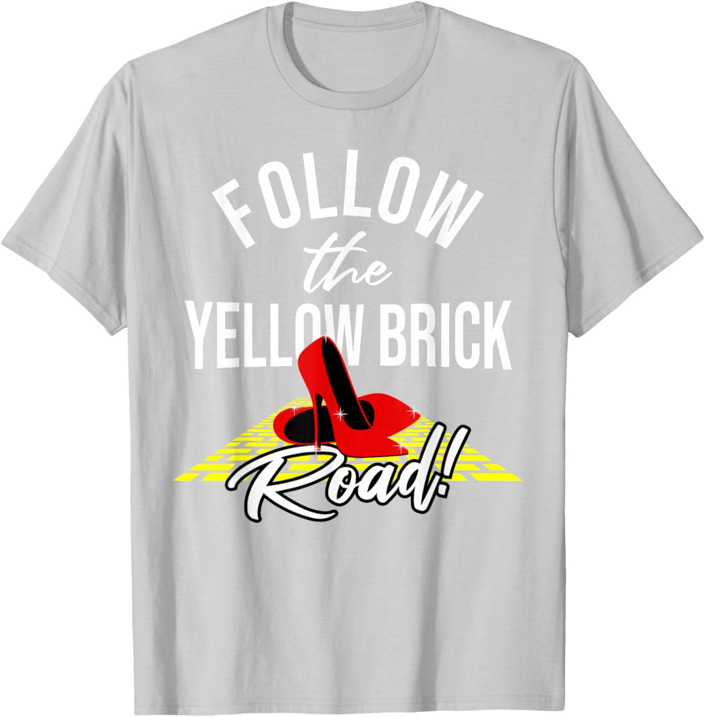 Dorothy and Friends Yellow Brick Road T-Shirt - T-Shirt | Ash