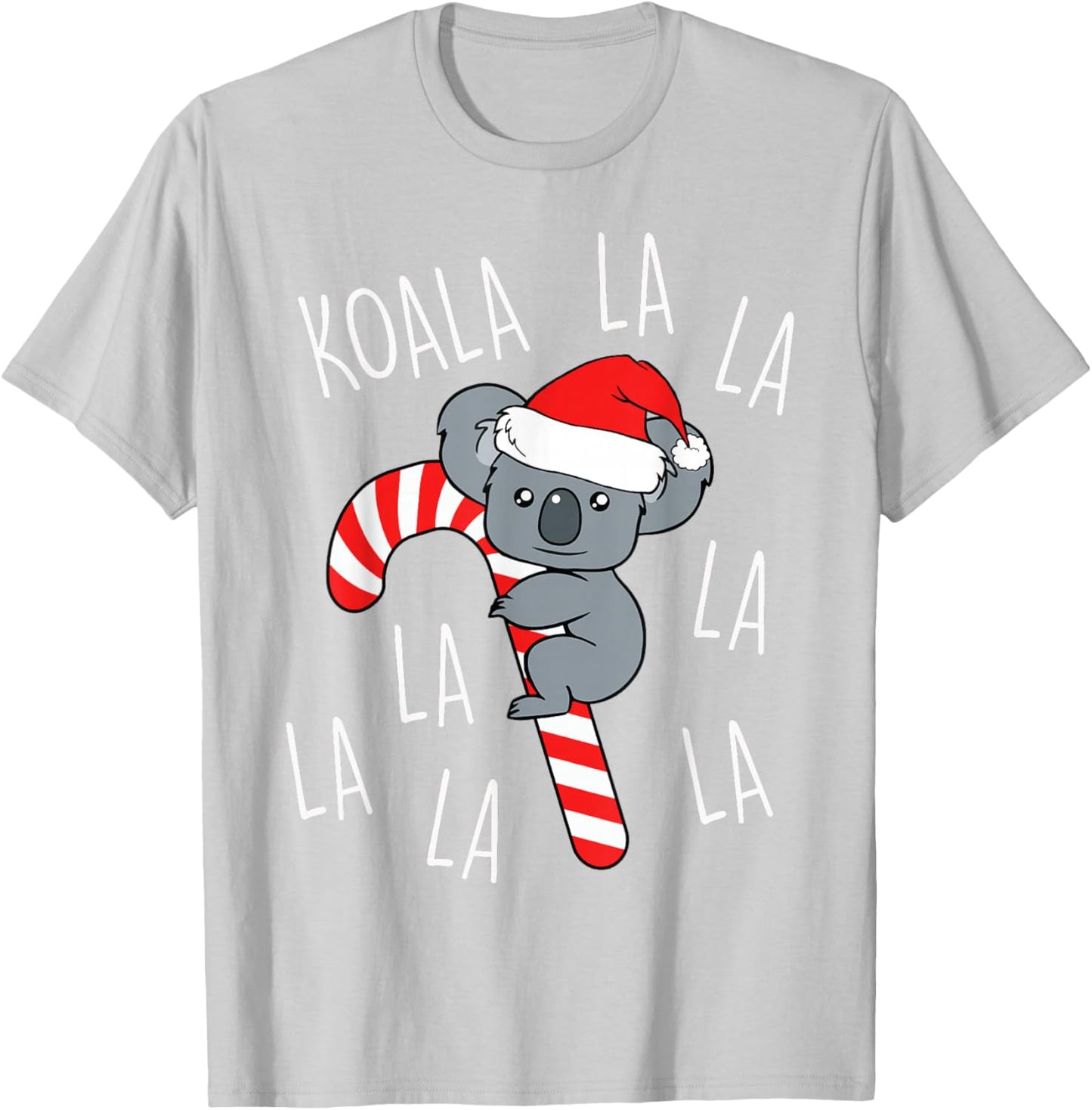 Koala La La La - Aussie Xmas Pun Funny Australian Christmas T-Shirt - T-Shirt | Ash