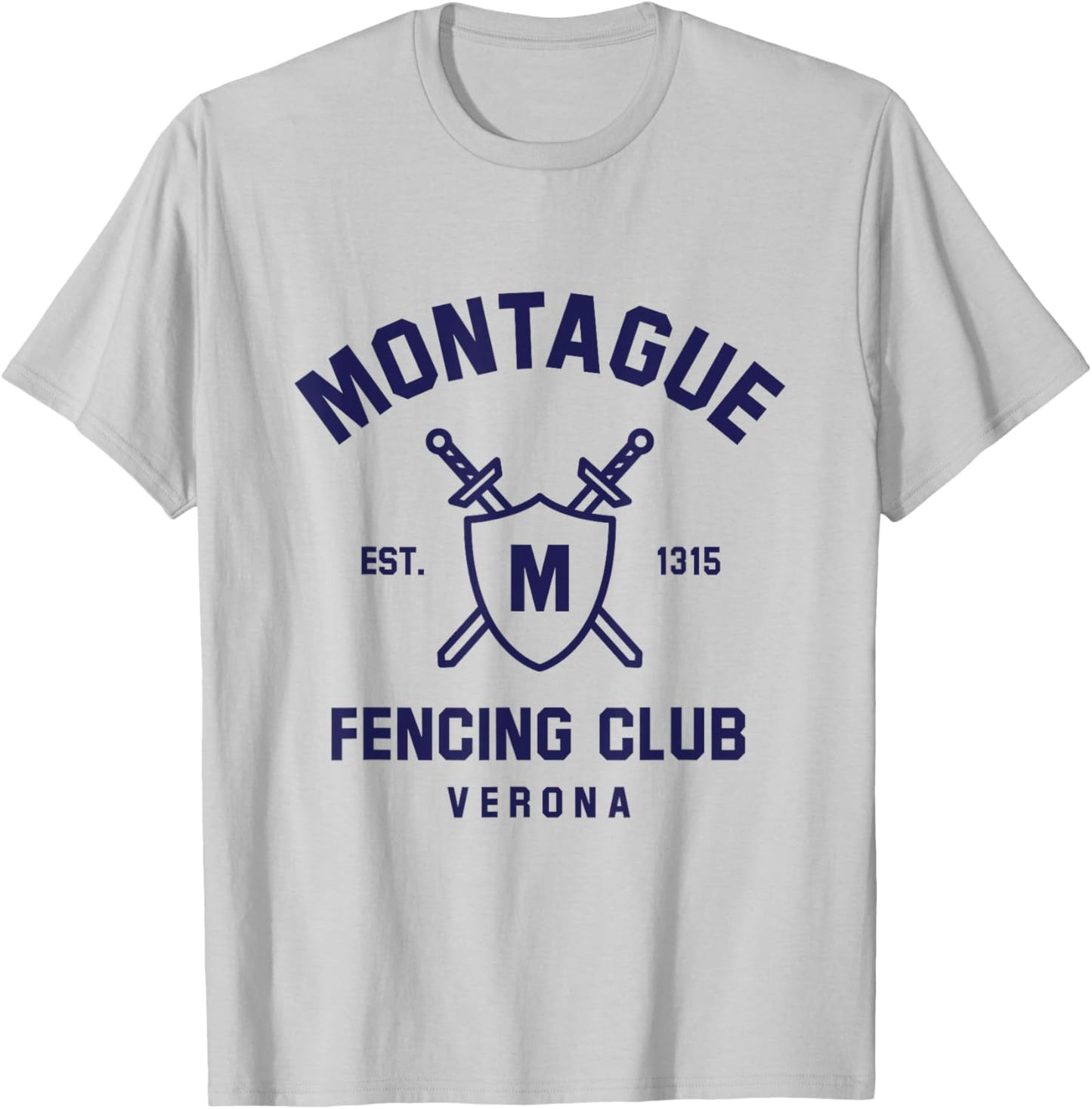 Montague Fencing Club T-Shirt - T-Shirt | Ash
