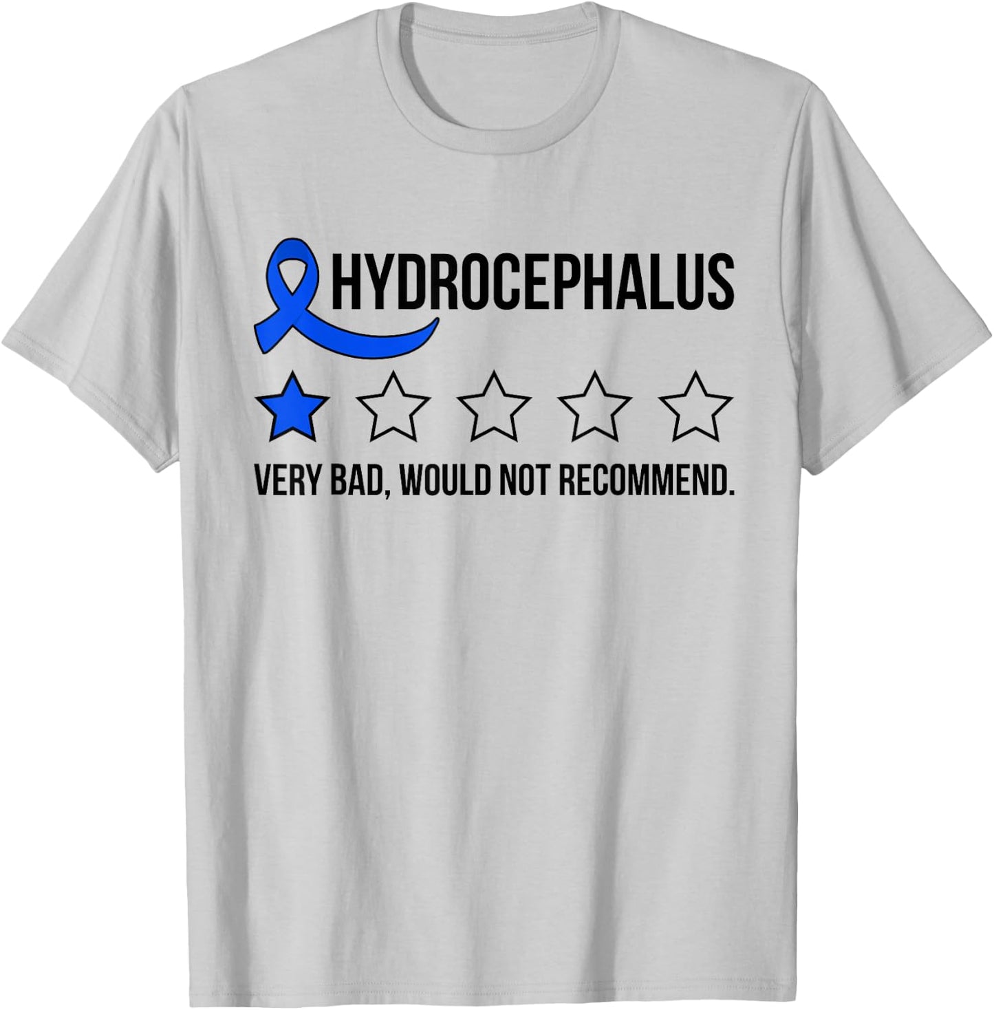 Hydrocephalus Awareness Month Funny Hydrocephalus Survivor T-Shirt - T-Shirt | Ash