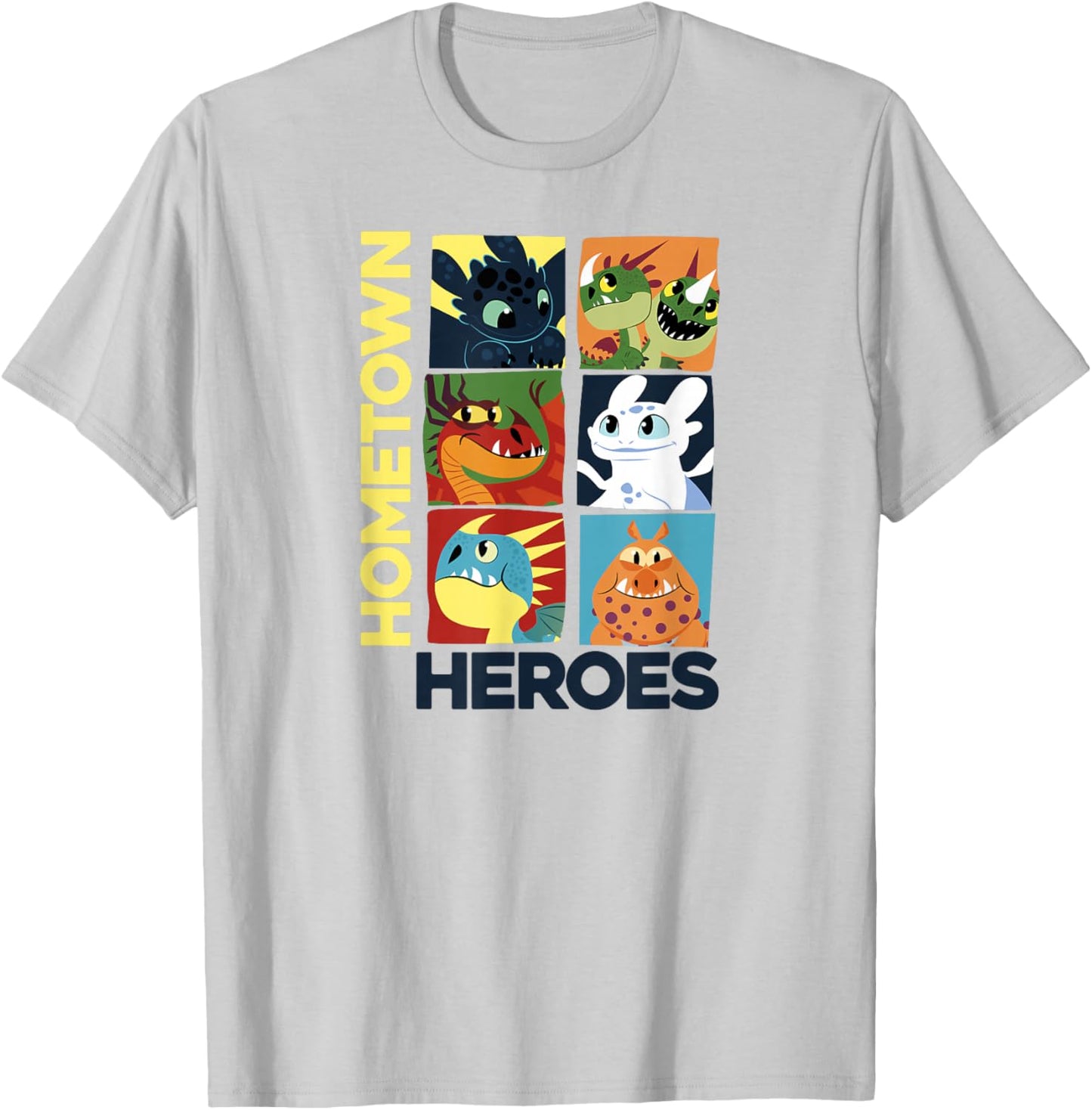 How to Train Your Dragon 3 Hometown Heroes T-Shirt - T-Shirt | Ash