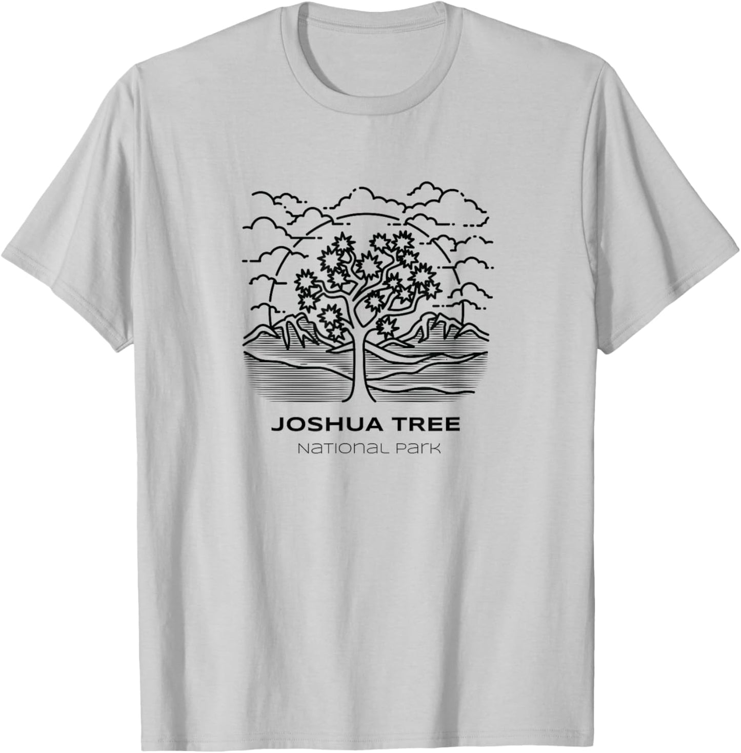 Vintage Joshua Tree National Park Hike T-Shirt - T-Shirt | Ash