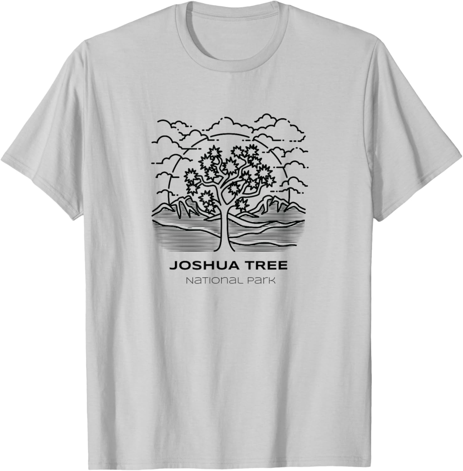 Vintage Joshua Tree National Park Hike T-Shirt - T-Shirt | Ash