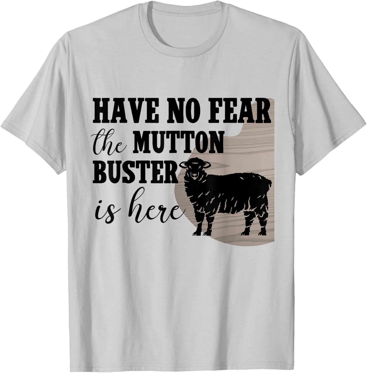 Mutton Busting Shirt Boys Kids Rodeo Mutton Buster T-Shirt - T-Shirt | Ash