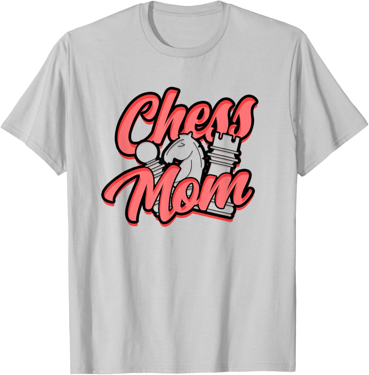 Chess Mom – Mother checkmate T-Shirt - T-Shirt | Ash