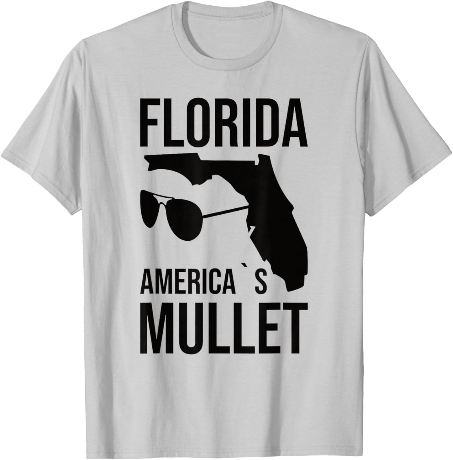 Florida America´s Mullet West Coast T-Shirt - T-Shirt | Ash