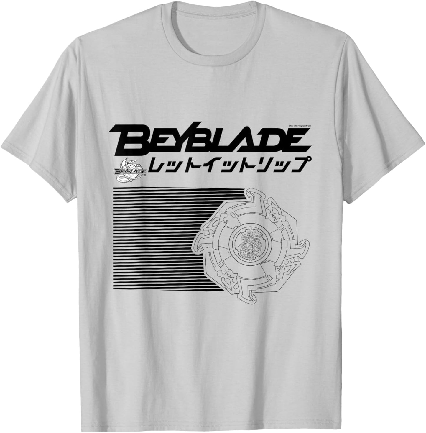Beyblade LET IT RIP! T-Shirt - T-Shirt | Ash