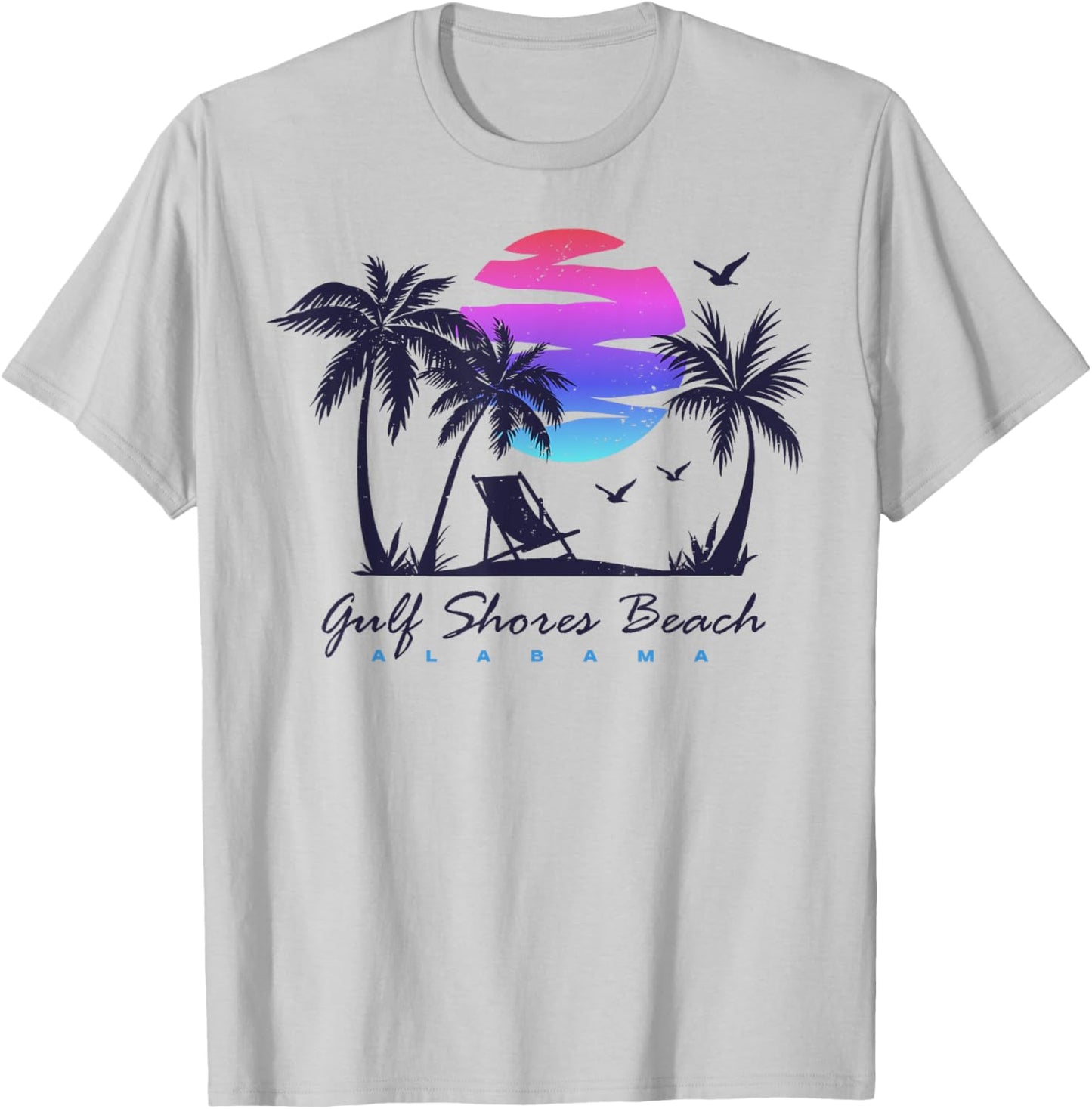 GULF SHORES BEACH ALABAMA Spring Break Vacation Trip Vintage Men Women Girls Kids T-Shirt - T-Shirt | Ash