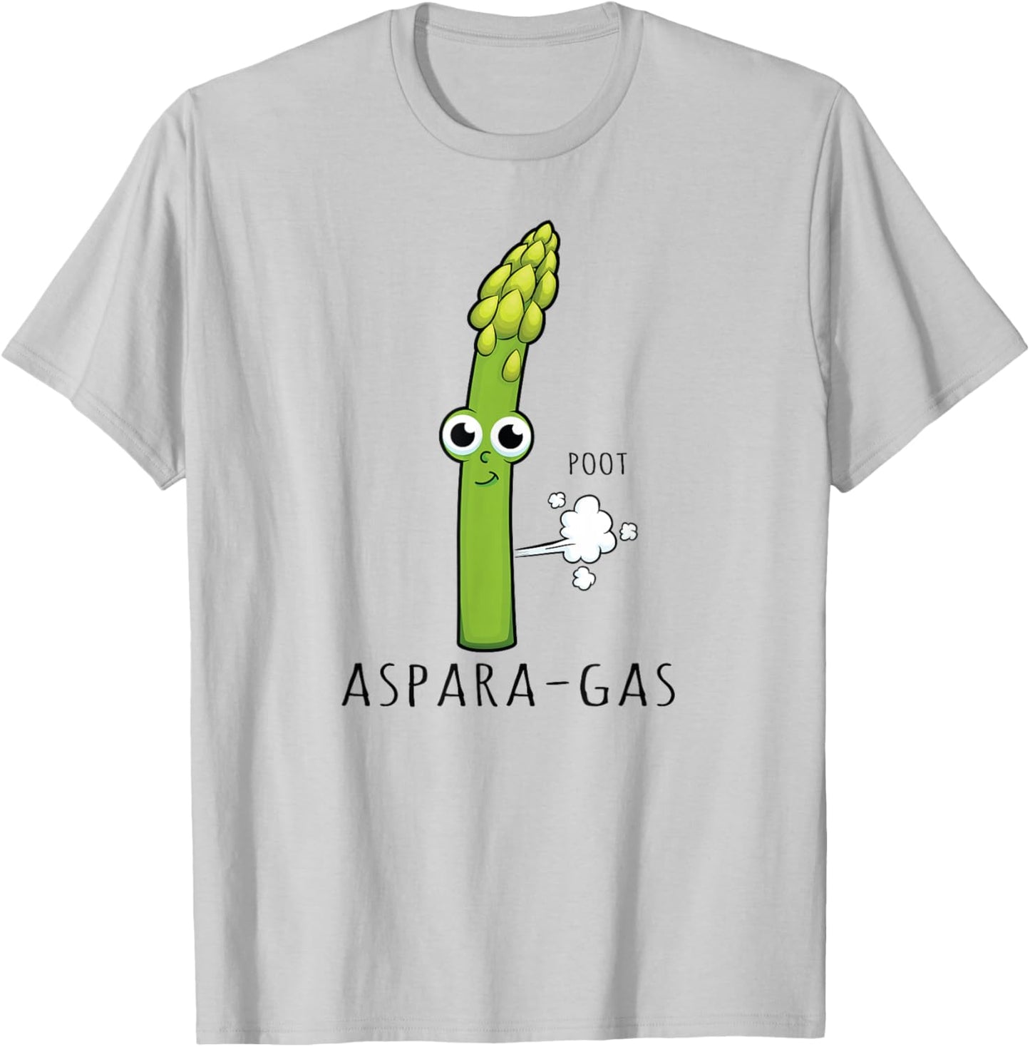Aspara Gas - Funny Asparagus Sarcastic Meme Pun Jokes T-Shirt - T-Shirt | Ash