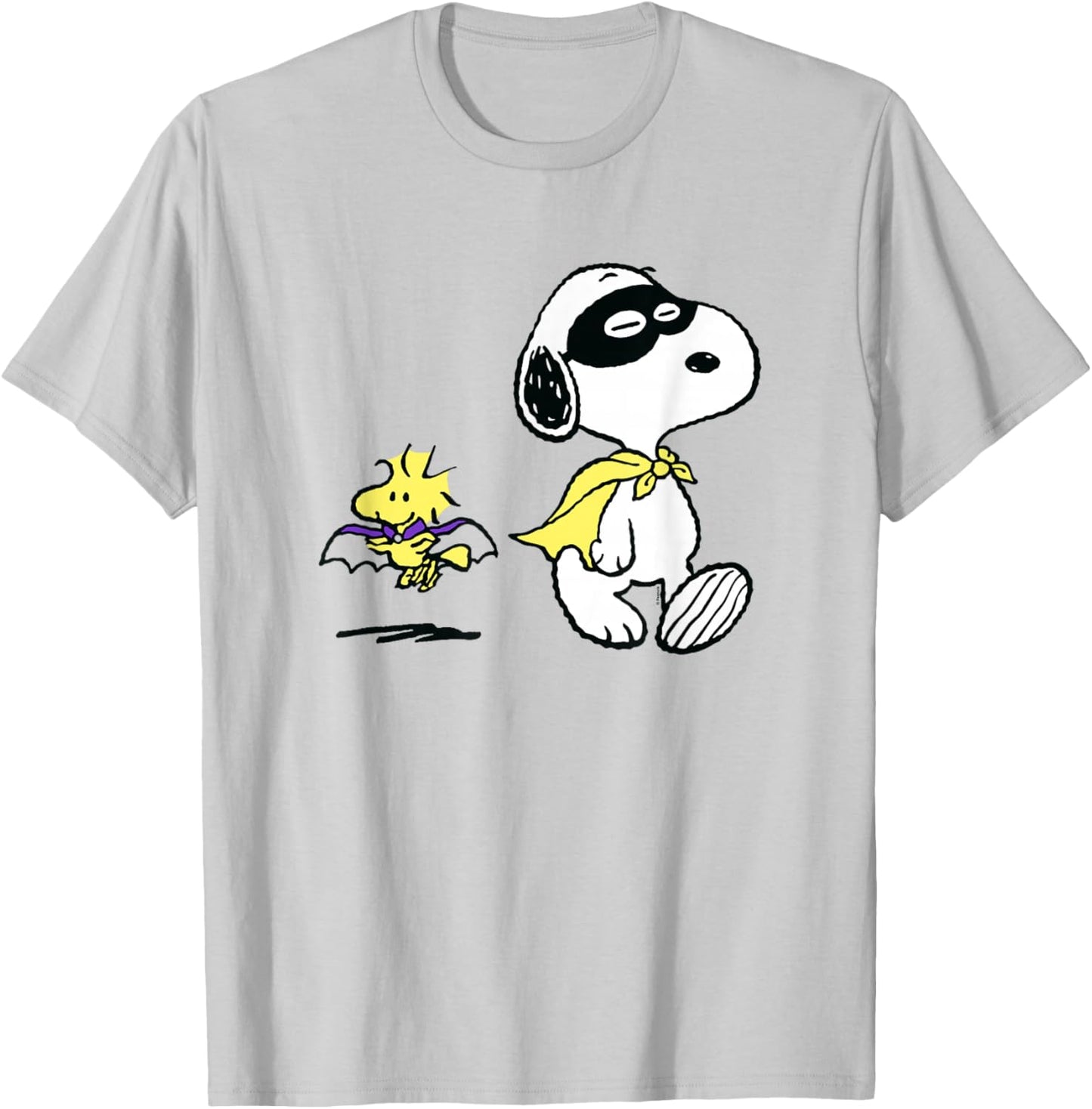Peanuts - Snoopy Woodstock Halloween Costume T-Shirt - T-Shirt | Ash