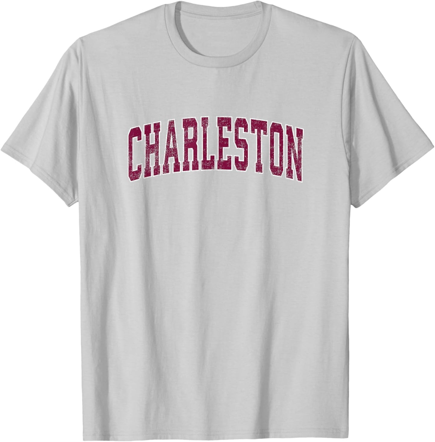 Charleston South Carolina SC Vintage Athletic Sports Design T-Shirt - T-Shirt | Ash