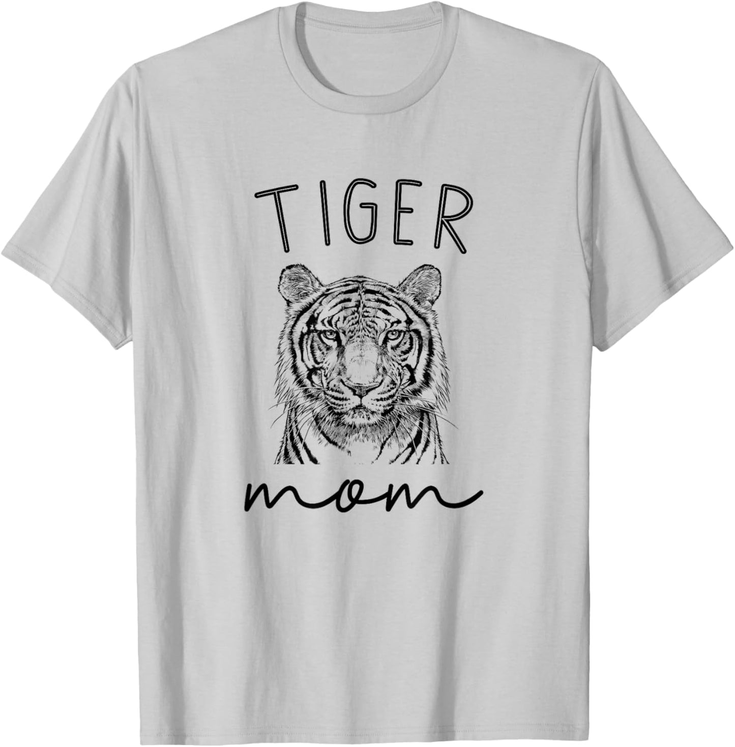 Tiger Mom Mother's Day Tiger Lovers T-Shirt - T-Shirt | Ash