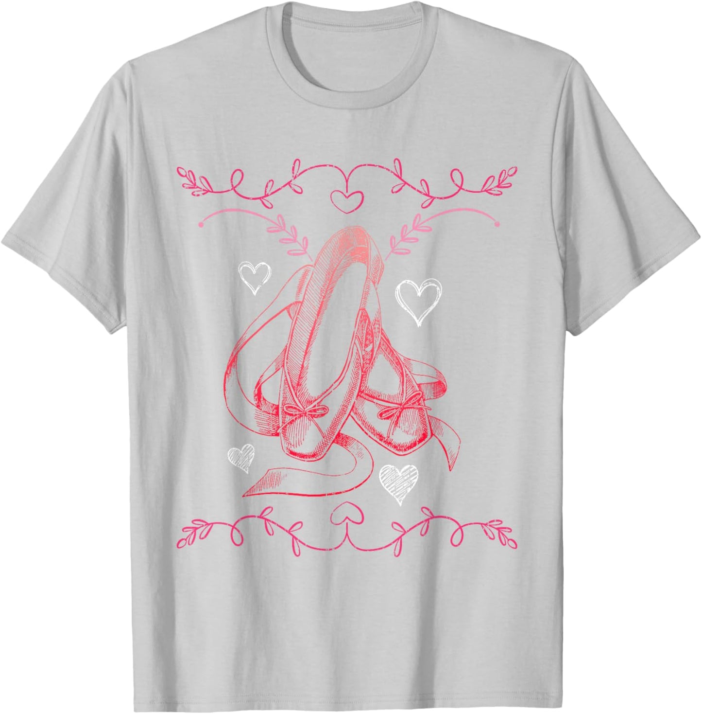 Ballet Dancing Girls Women Ballerina Vintage Ballet T-Shirt - T-Shirt | Ash