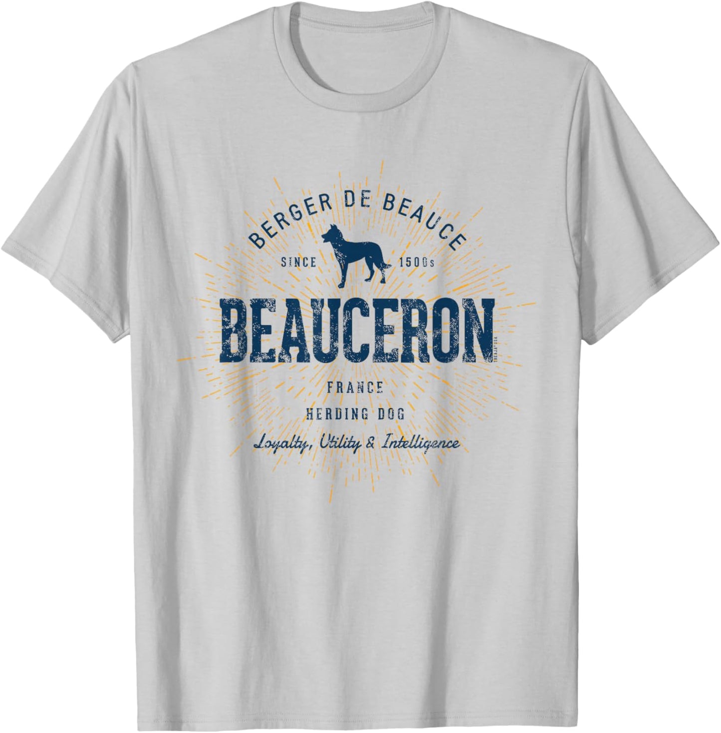 Berger de Beauce Vintage Beauceron T-Shirt - T-Shirt | Ash