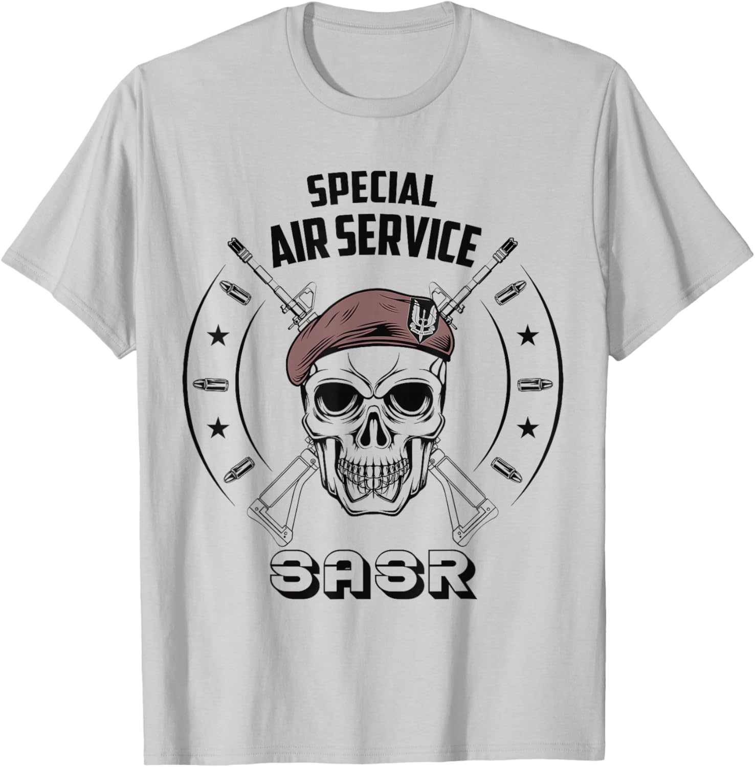 SASR Australian Special Force Australia Military Patriot T-Shirt - T-Shirt | Ash