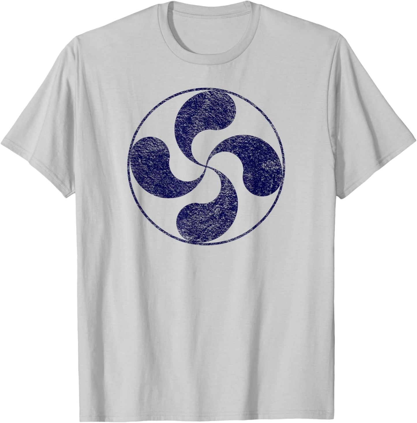 Lauburu Basque Country Symbol for People T-Shirt - T-Shirt | Ash