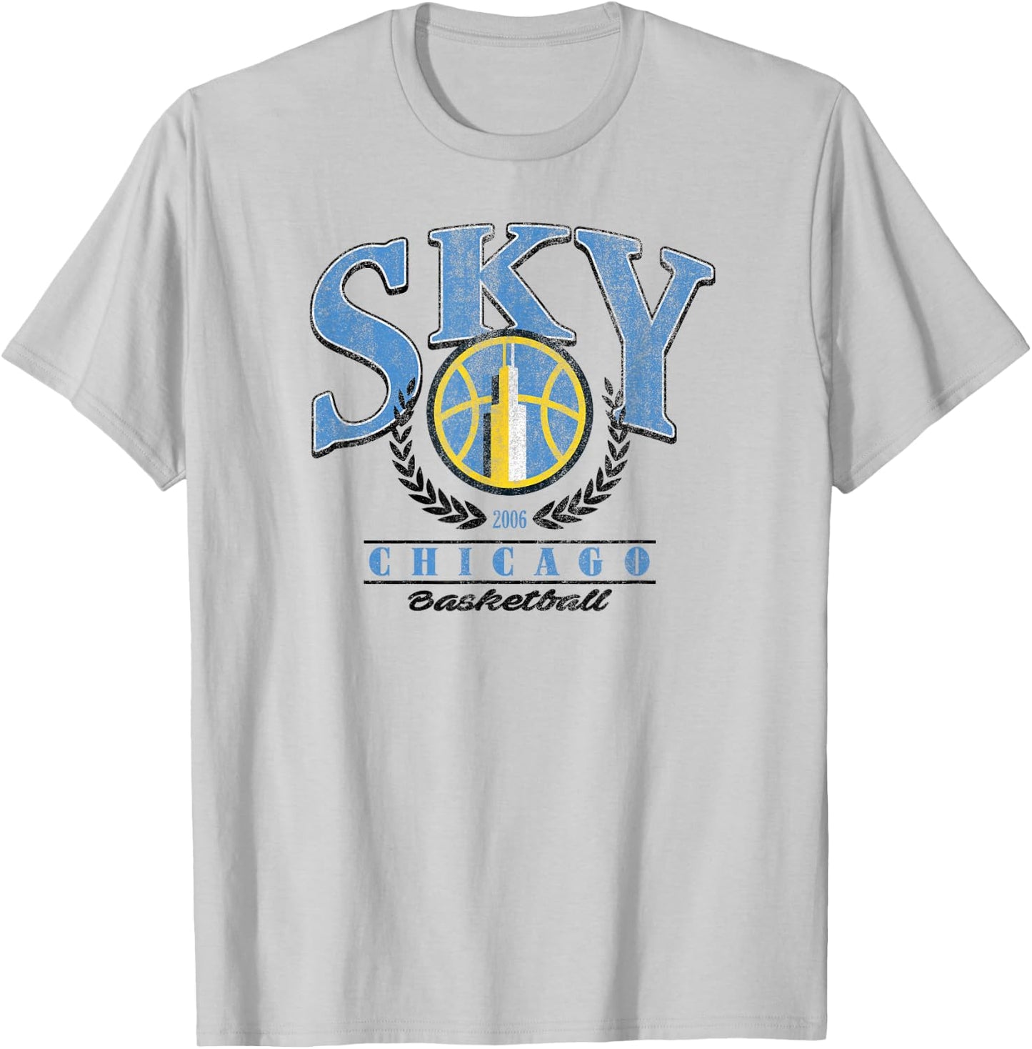 WNBA Chicago Sky Top Class T-Shirt - T-Shirt | Ash