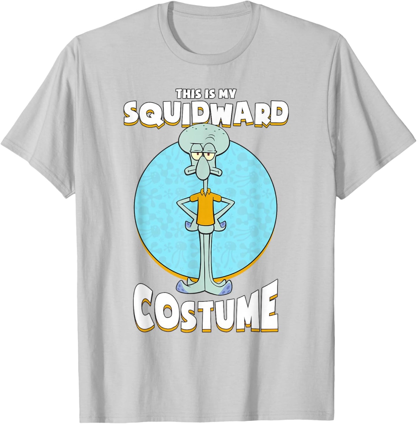 Spongebob Squarepants Halloween This is My Squidward Costume T-Shirt - T-Shirt | Ash