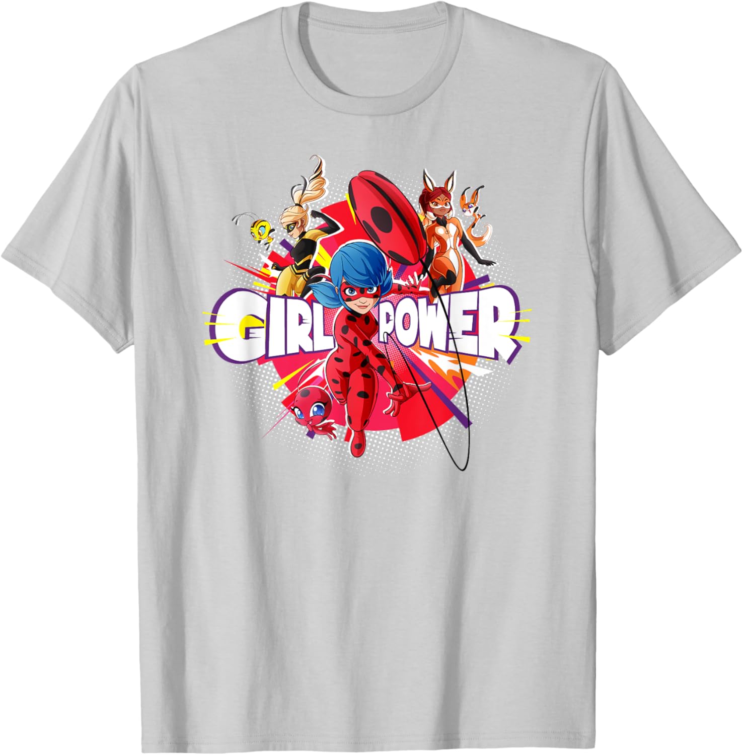 Miraculous Collection Ladybug Rena Rouge Queen Bee Power T-Shirt - T-Shirt | Ash